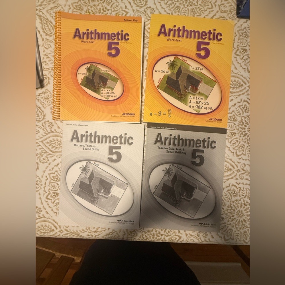 Abeka math 5th grade set NEW